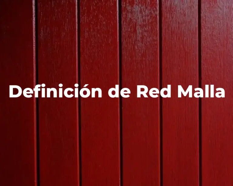 Definición de Red Malla