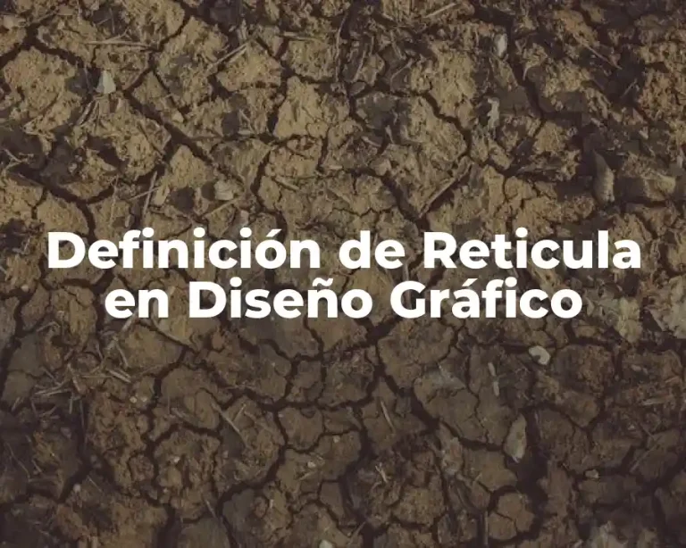 Definición de Reticula en Diseño Gráfico