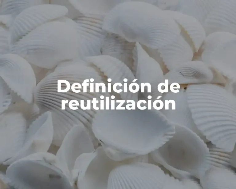 Definición de reutilización