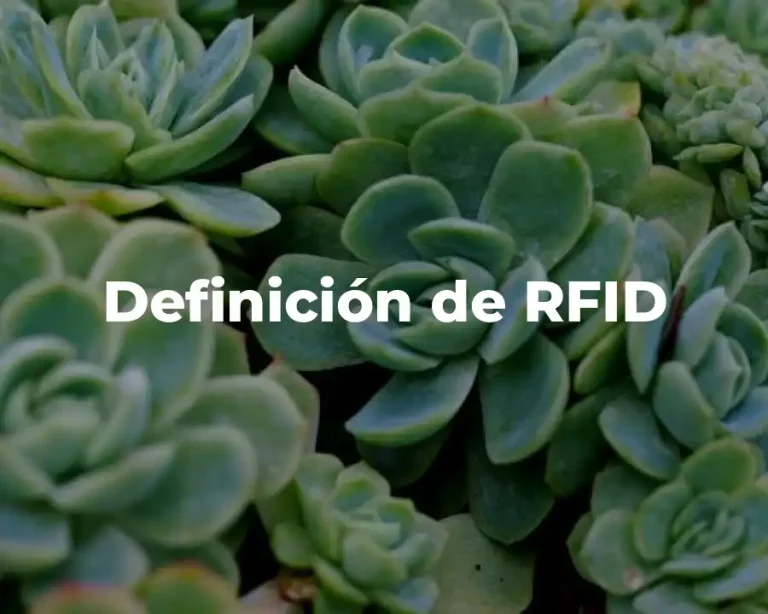Definición de RFID