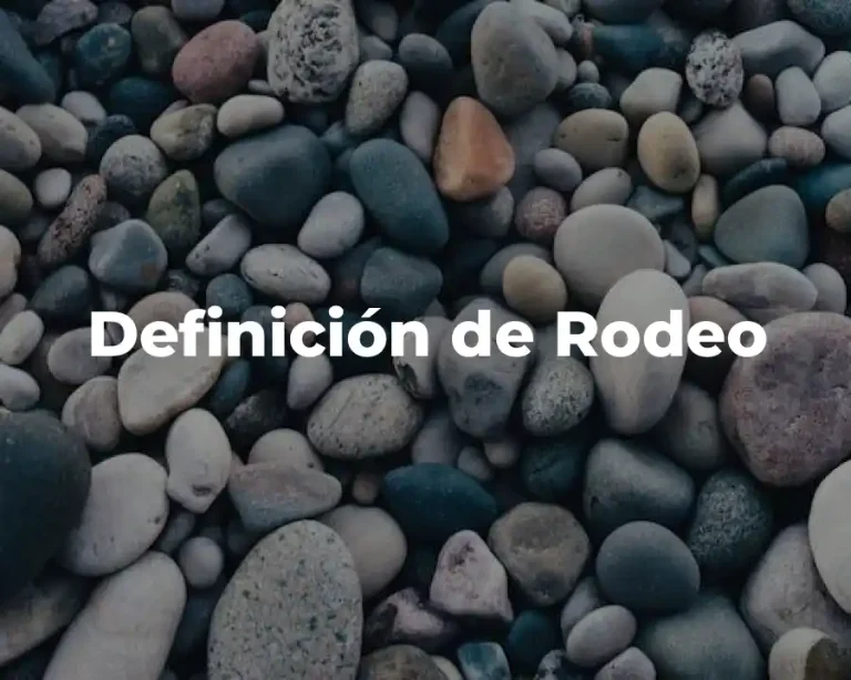 Definición de Rodeo