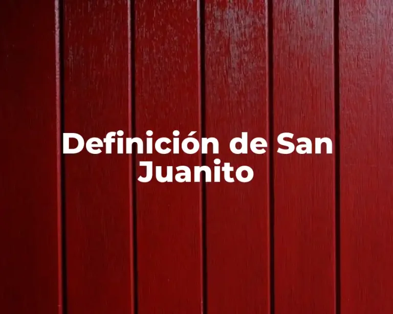 Definición de San Juanito