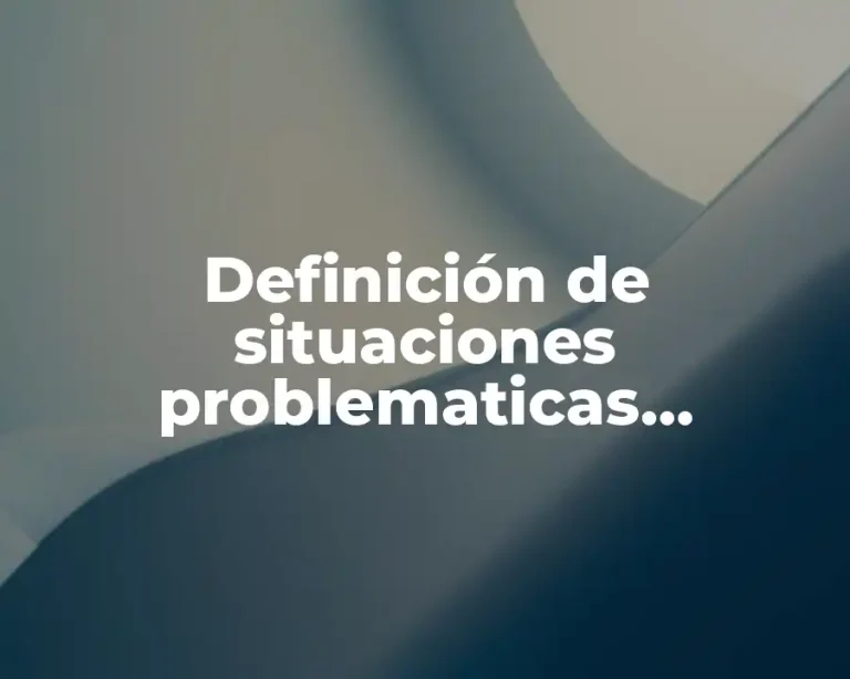 Definición de situaciones problematicas asociados a fenómenos de la física