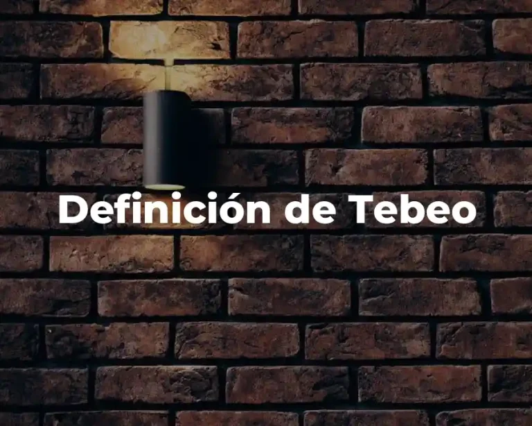 Definición de Tebeo