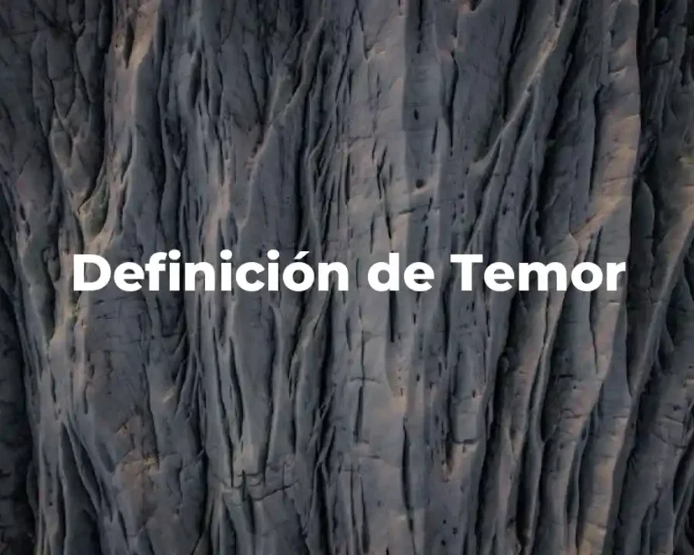 Definición de Temor