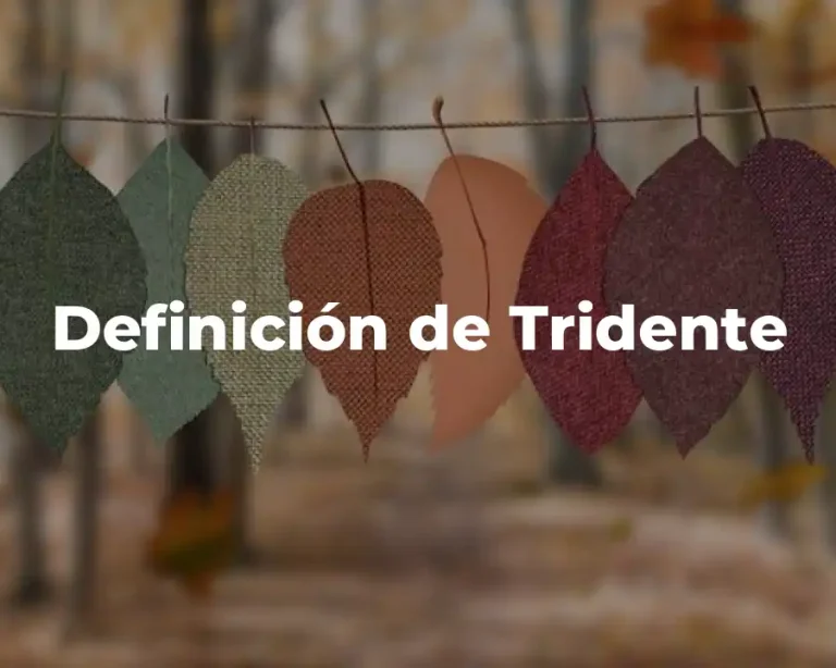Definición de Tridente