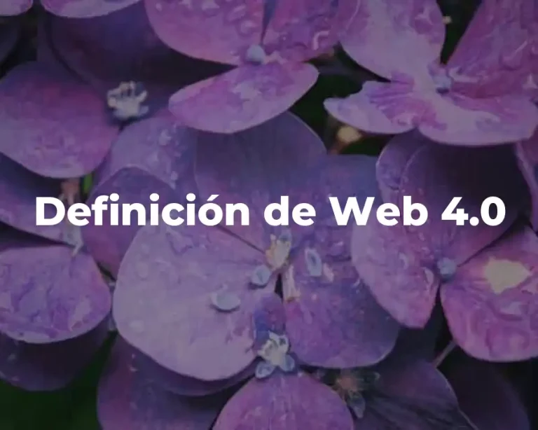 Definición de Web 4.0