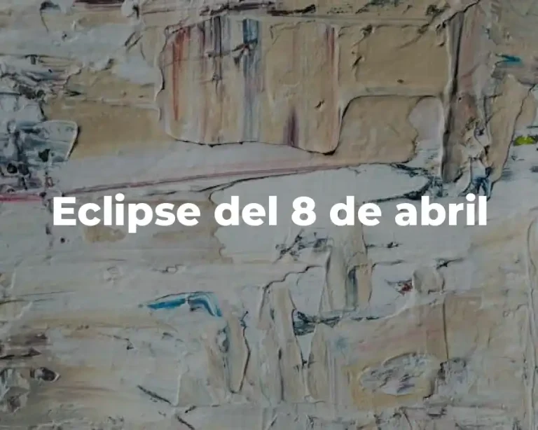 Eclipse del 8 de abril
