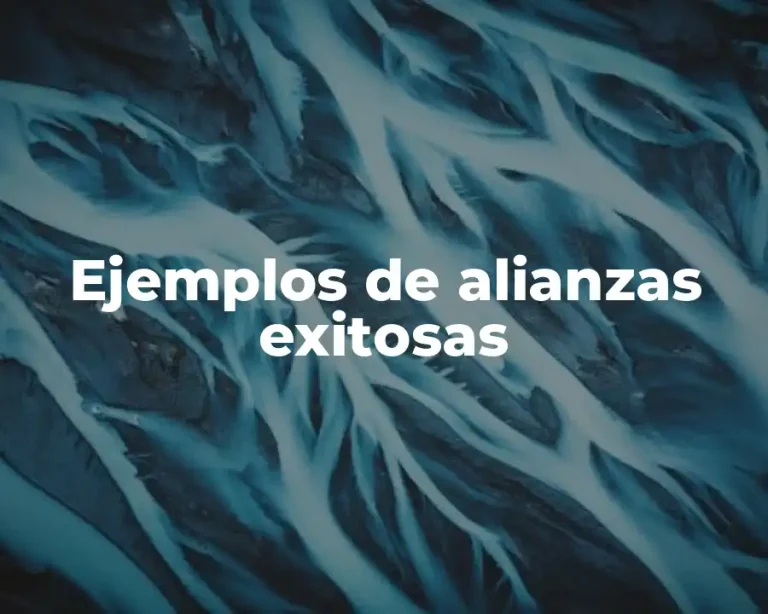 Ejemplos de alianzas exitosas