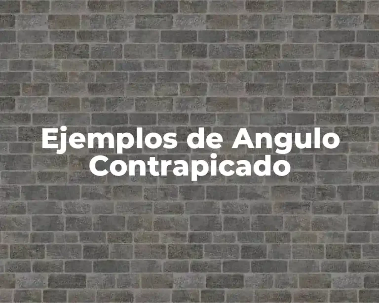 Ejemplos de Angulo Contrapicado