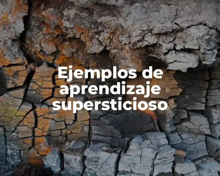 Ejemplos de aprendizaje supersticioso