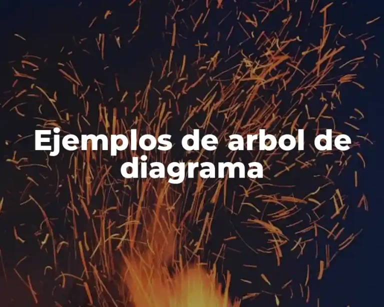 Ejemplos de arbol de diagrama