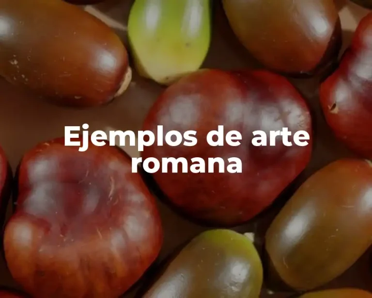 Ejemplos de arte romana