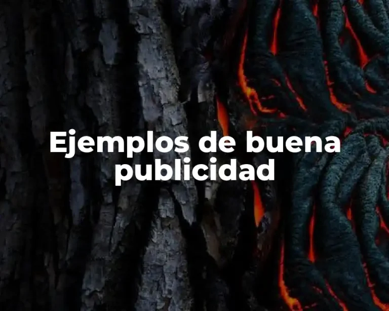Ejemplos de buena publicidad