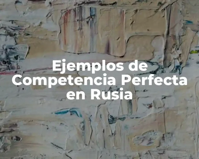 Ejemplos de Competencia Perfecta en Rusia