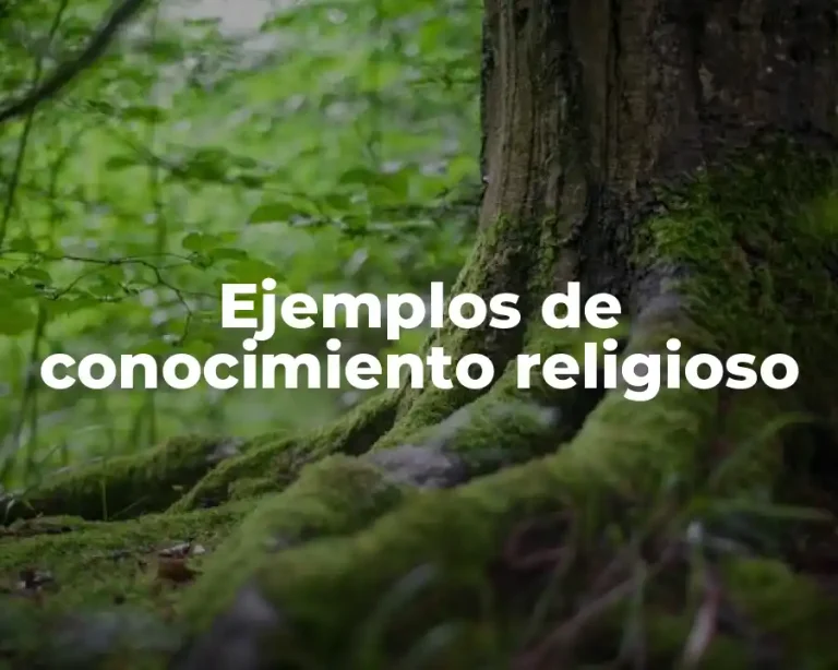 Ejemplos de conocimiento religioso