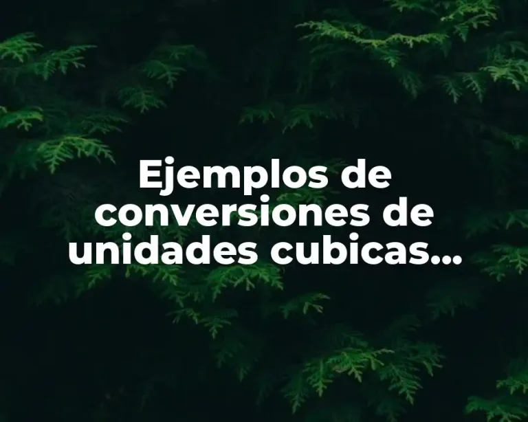 Ejemplos de conversiones de unidades cubicas decimetros a kilometros