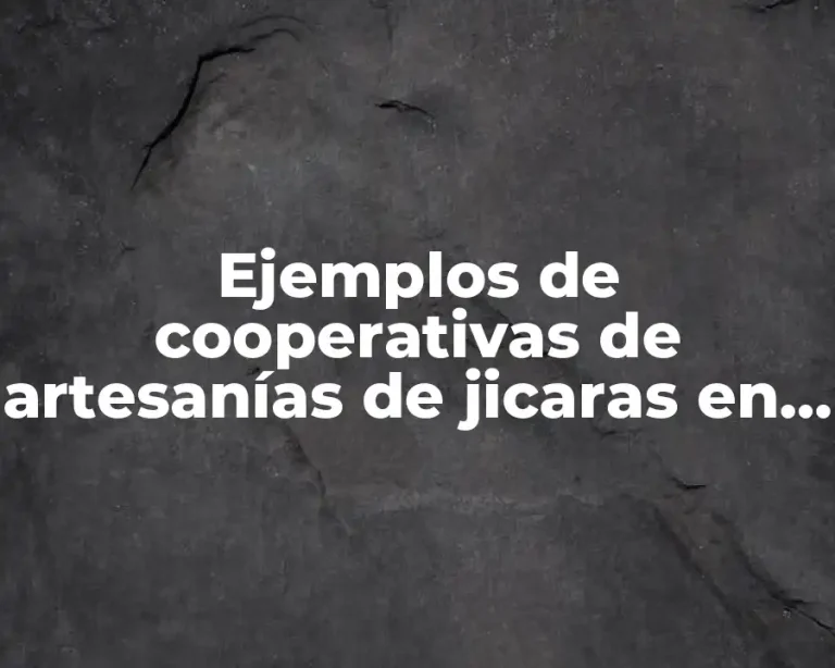 Ejemplos de cooperativas de artesanías de jicaras en Tabasco