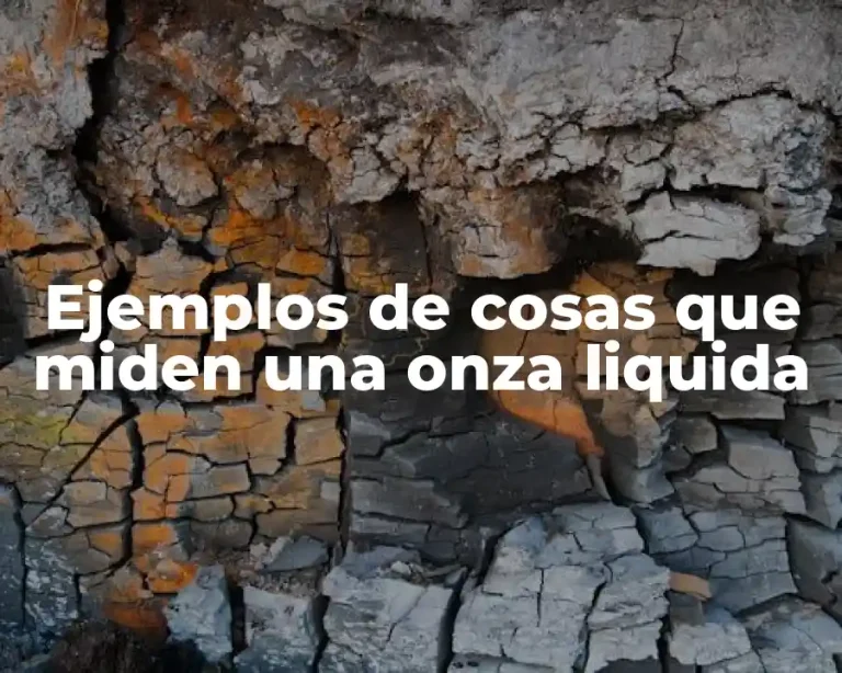 Ejemplos de cosas que miden una onza liquida