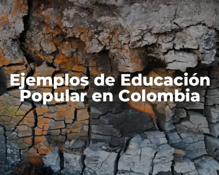 Ejemplos de Educación Popular en Colombia