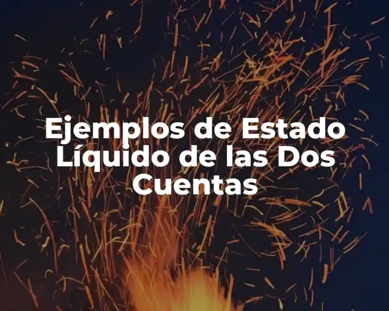 Ejemplos de Estado Líquido de las Dos Cuentas
