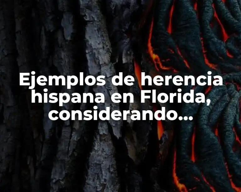 Ejemplos de herencia hispana en Florida, considerando alimentos, música