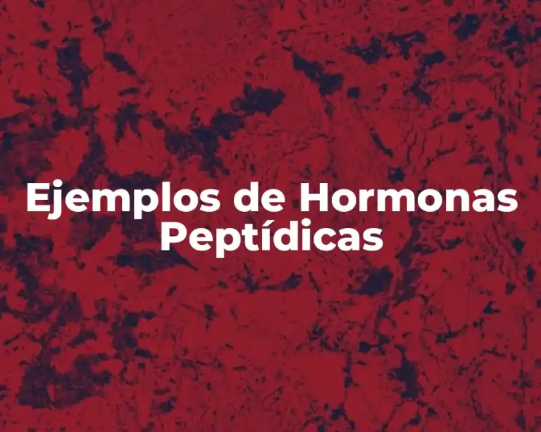 Ejemplos de Hormonas Peptídicas