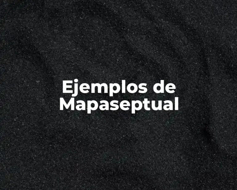 Ejemplos de Mapaseptual