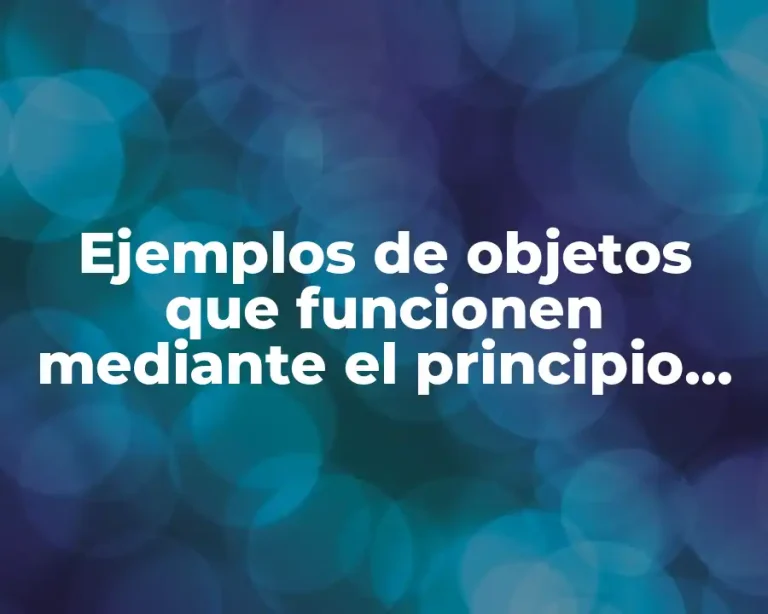 Ejemplos de objetos que funcionen mediante el principio de Pascal