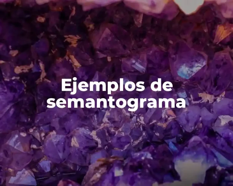Ejemplos de semantograma