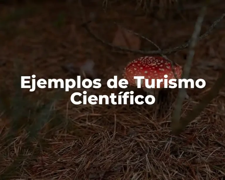 Ejemplos de Turismo Científico