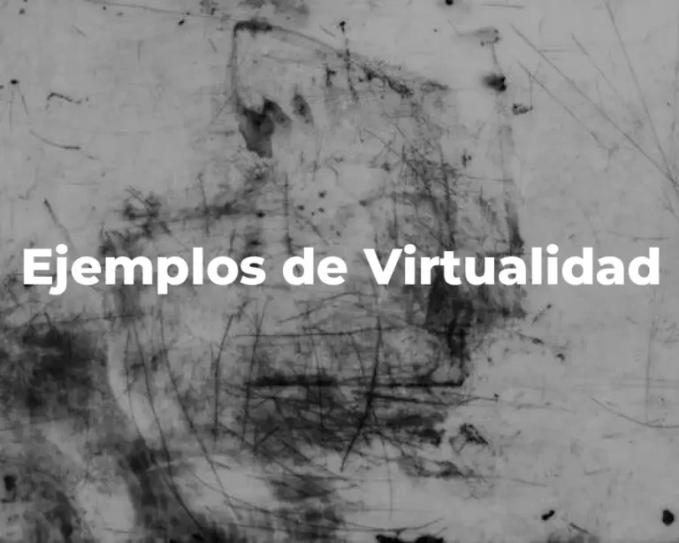 Ejemplos de Virtualidad