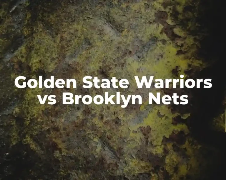 Golden State Warriors vs Brooklyn Nets