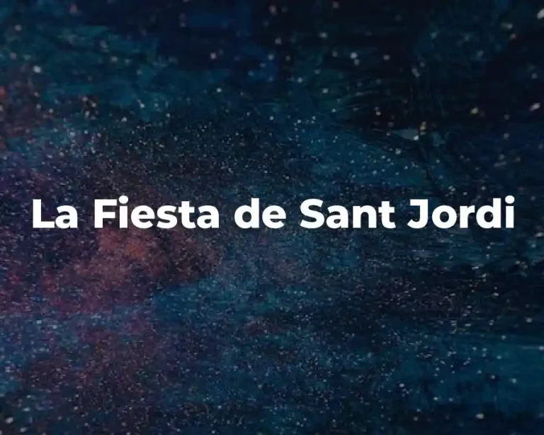 La Fiesta de Sant Jordi