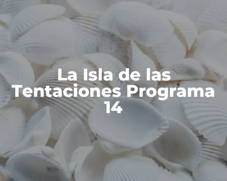 La Isla de las Tentaciones Programa 14
