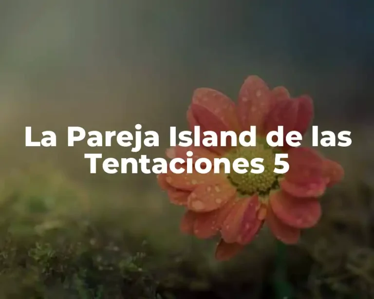 La Pareja Island de las Tentaciones 5