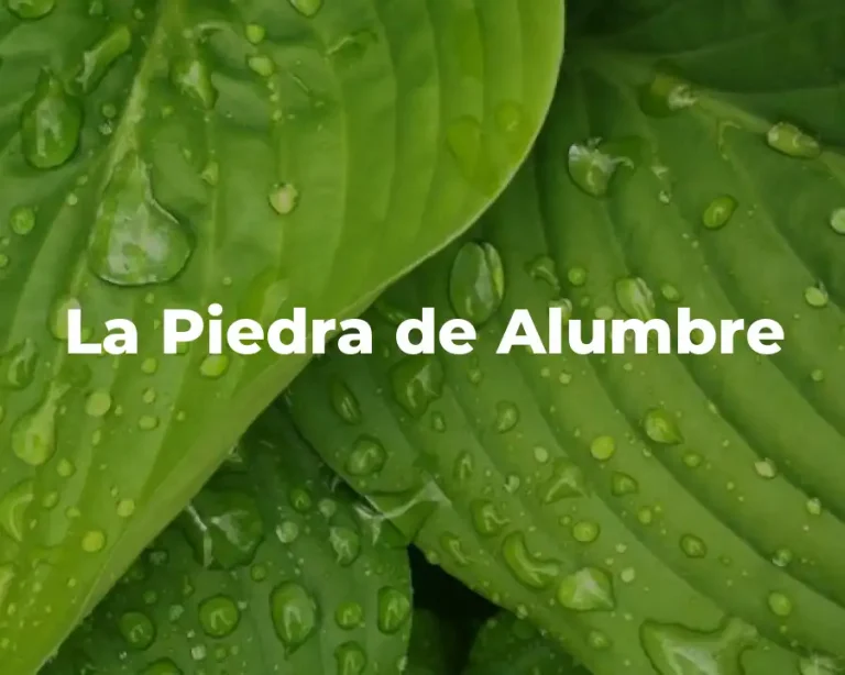 La Piedra de Alumbre
