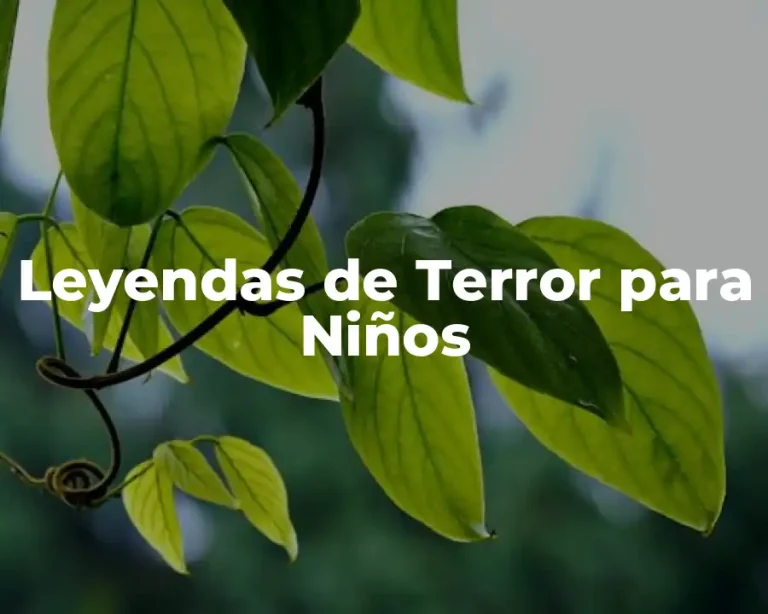 Leyendas de Terror para Niños