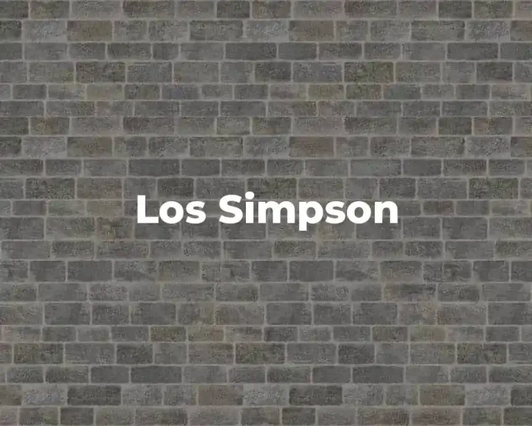 Los Simpson