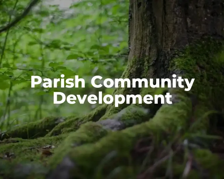 Parish Community Development