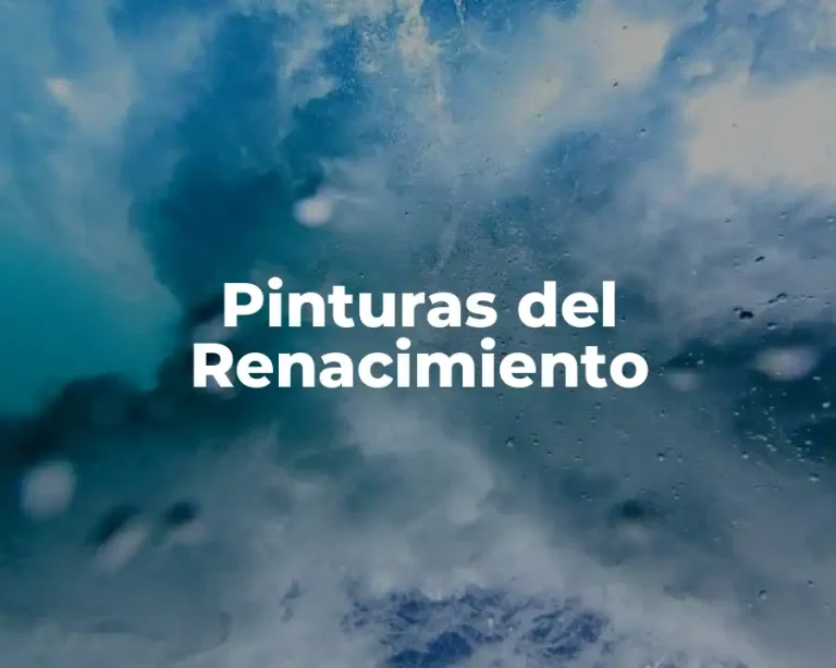 Pinturas del Renacimiento