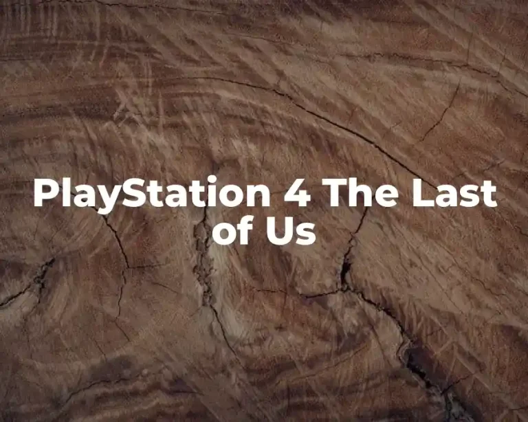 PlayStation 4 The Last of Us