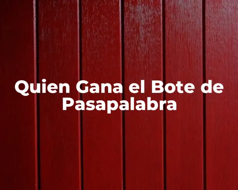 Quien Gana el Bote de Pasapalabra