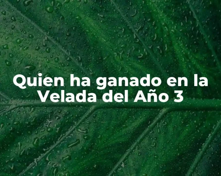Quien ha ganado en la Velada del Año 3