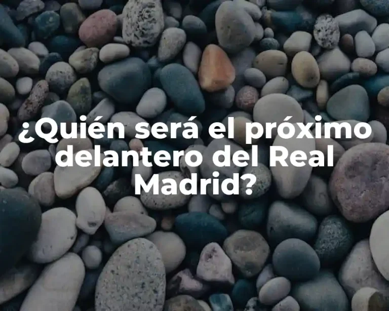 ¿Quién será el próximo delantero del Real Madrid?