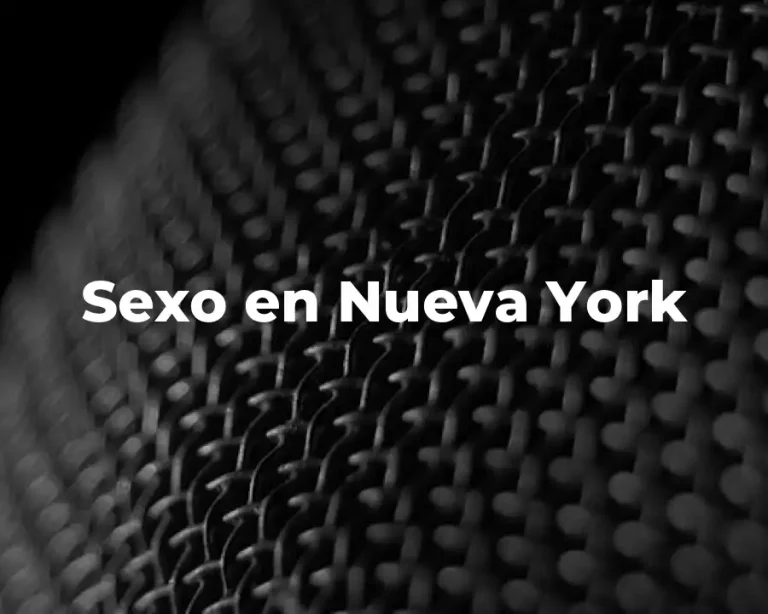 Sexo en Nueva York