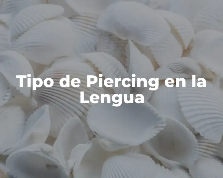 Tipo de Piercing en la Lengua