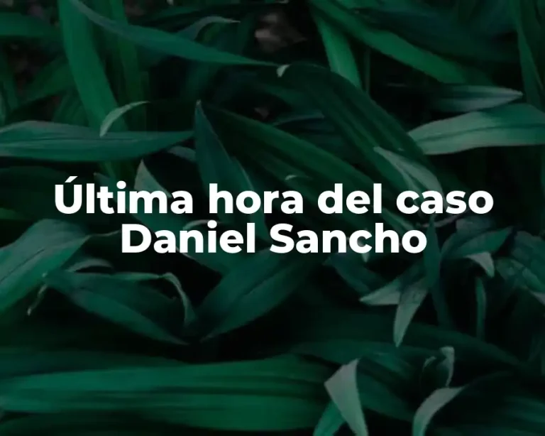 Última hora del caso Daniel Sancho